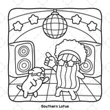 Breakfast Club Coloring Book