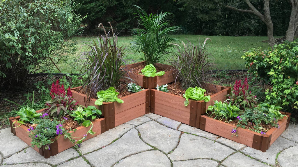 Yosemite Falls - 6' x 6' Terrace Garden Raised Bed (Triple Tier) - GardenBLOX Classic