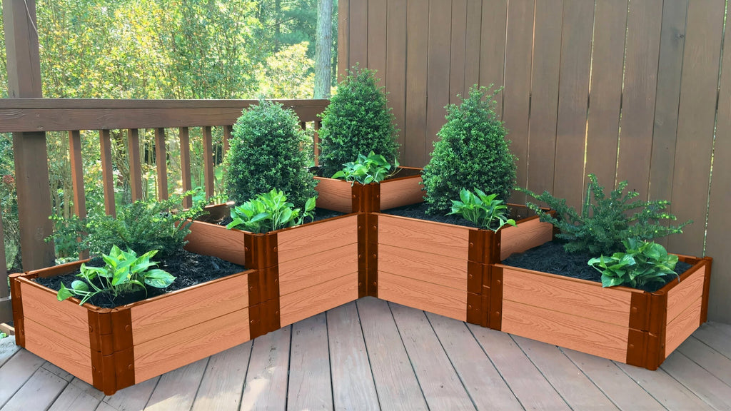 Yosemite Falls - 6' x 6' Terrace Garden Raised Bed (Triple Tier) - GardenBLOX Classic